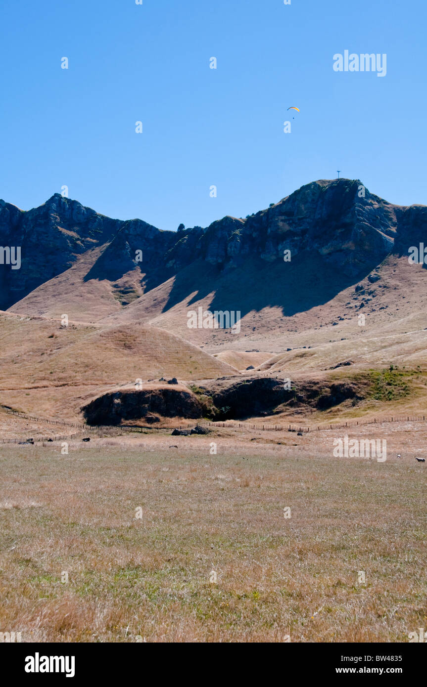 Te Mata Peek,Vallée de la rivière Tukituki,Te Mata,Rd,Collines de Kaokaoroa,Plages de Raukawa, Hawke's Bay, Havelock North, Nouvelle-Zélande Banque D'Images