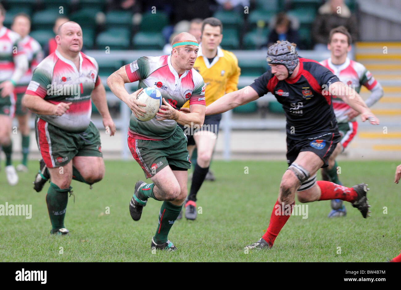 Waterloo Cambridge v match de rugby. Photos par Alan Edwards Banque D'Images