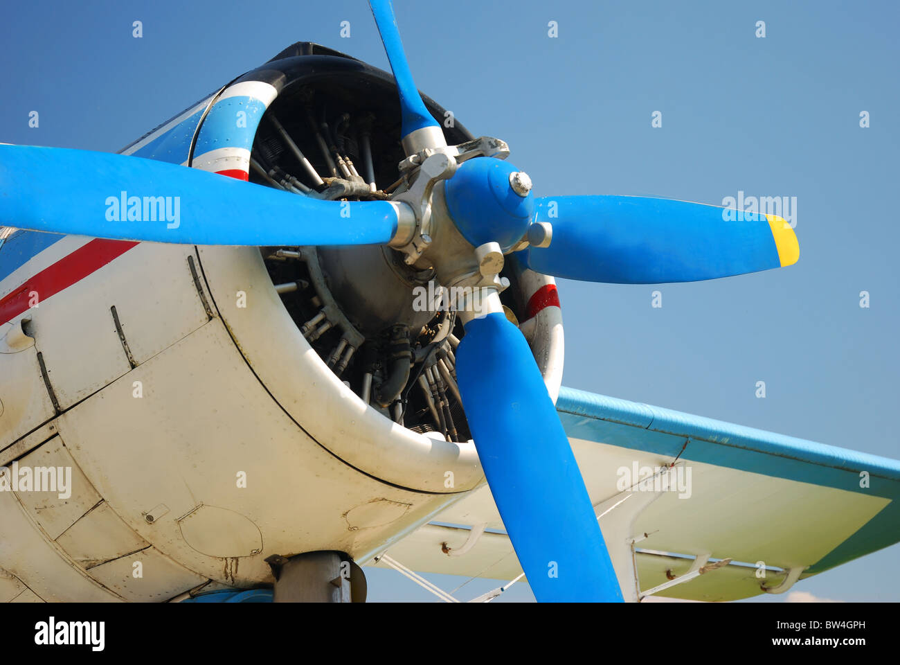 Un avion historique Banque D'Images