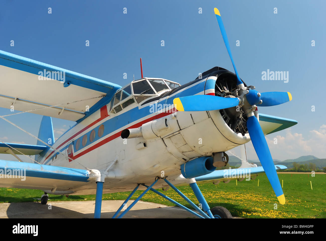 Un avion historique Banque D'Images