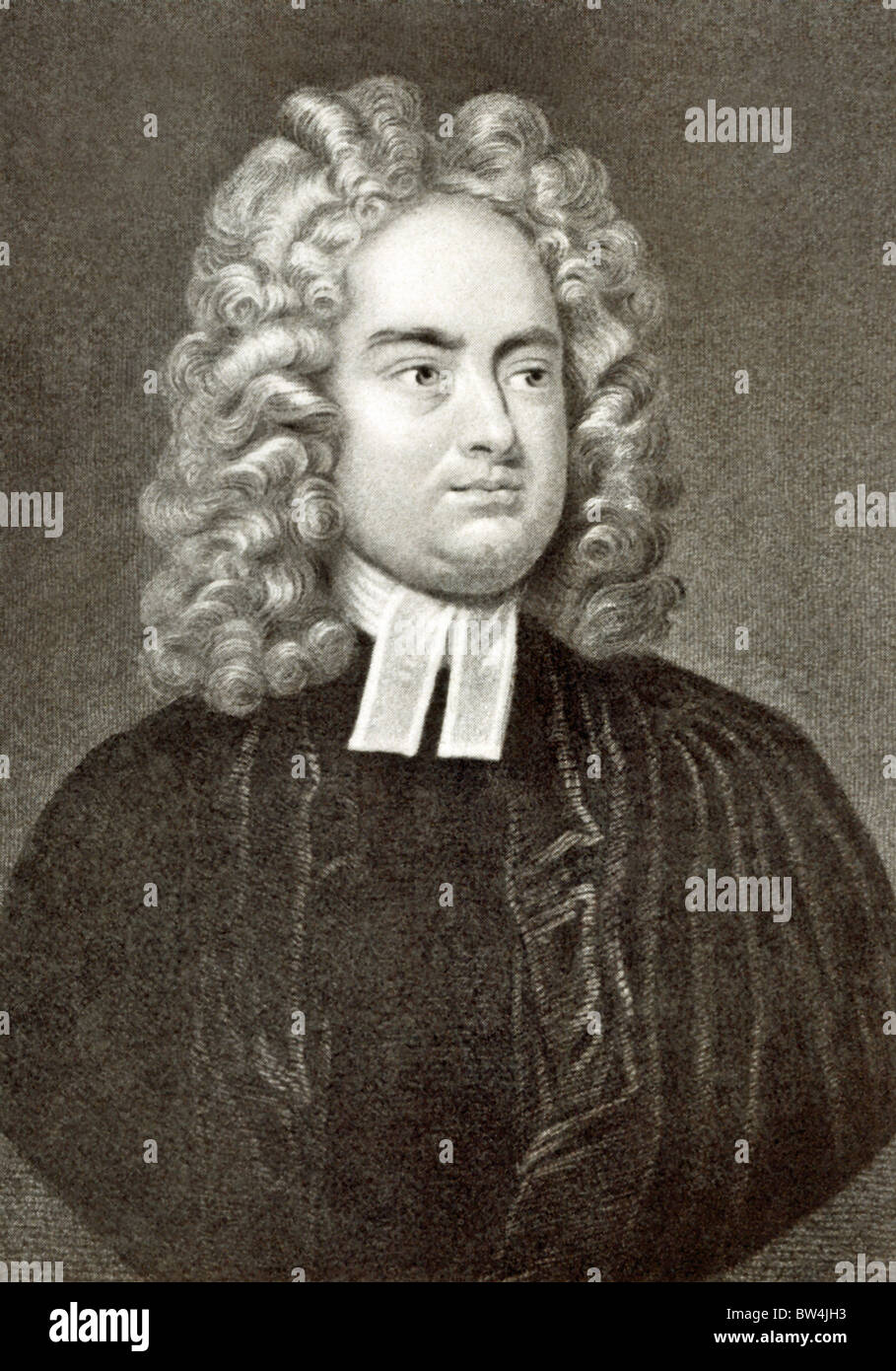 Auteur Anglais Jonathan Swift (1667-1745) est reconnu comme le plus grand auteur satirique en langue anglaise . Banque D'Images