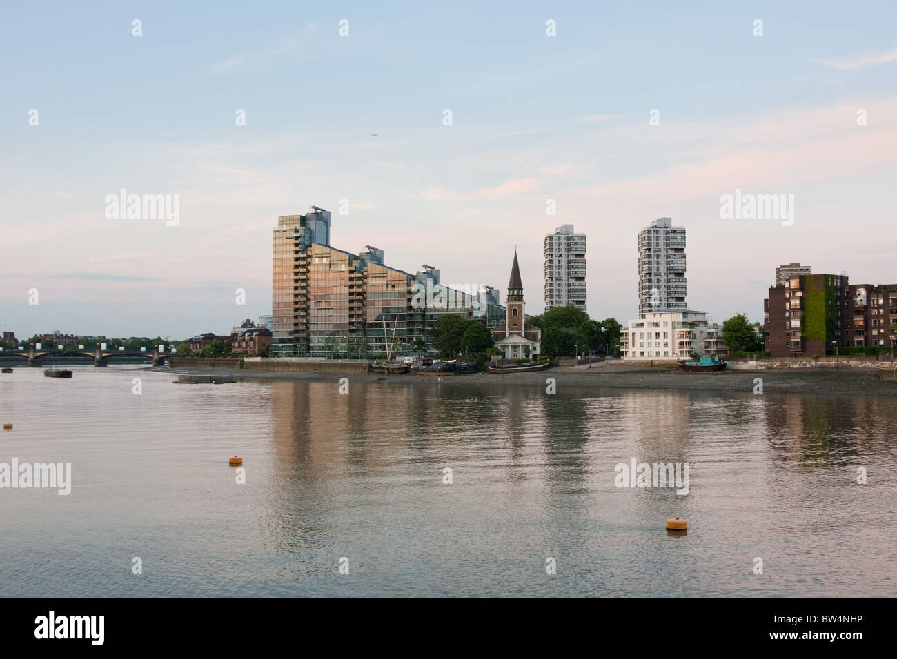 Tamise à Battersea dans south west London Banque D'Images