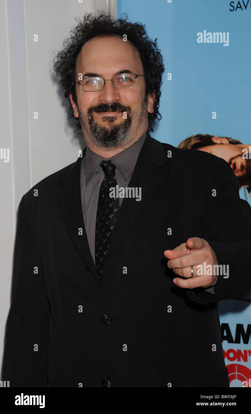 Première mondiale de New York vous ne salissez pas avec le Zohan Banque D'Images