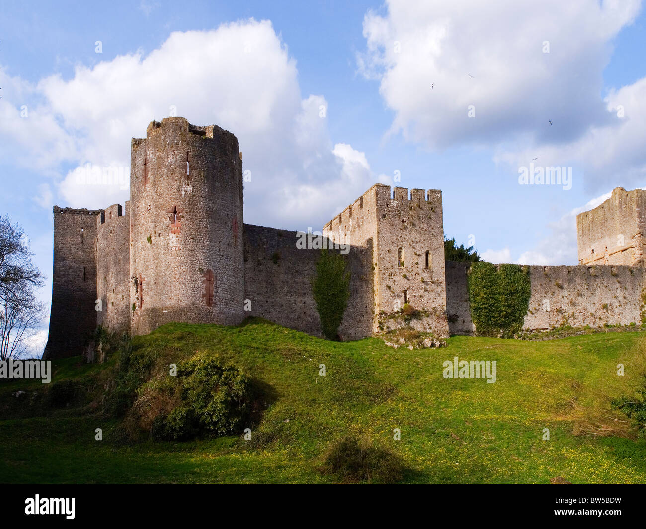 Un paysage photo de Château de Chepstow Banque D'Images