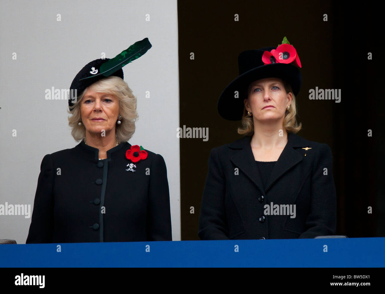 Le Dimanche du souvenir cérémonie tenue au cénotaphe de Whitehall, Londres, et avec la participation de la famille royale britannique 2010 Banque D'Images