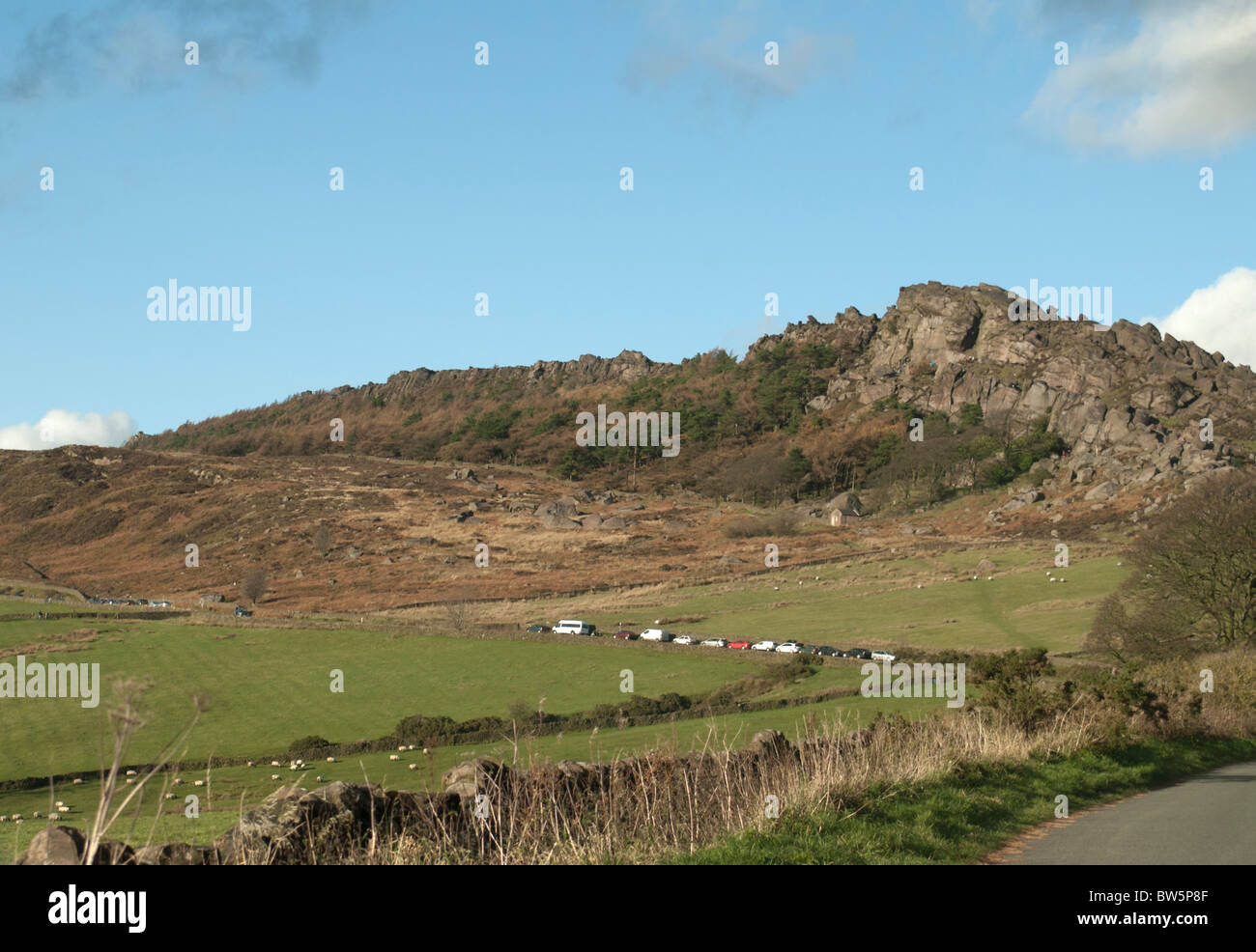 Les blattes, Peak District, Staffordshire, England, UK Banque D'Images