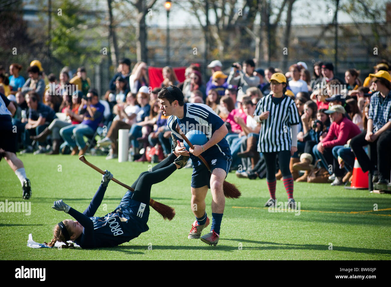 Quatrième conférence annuelle de la coupe de Quidditch à New York Banque D'Images