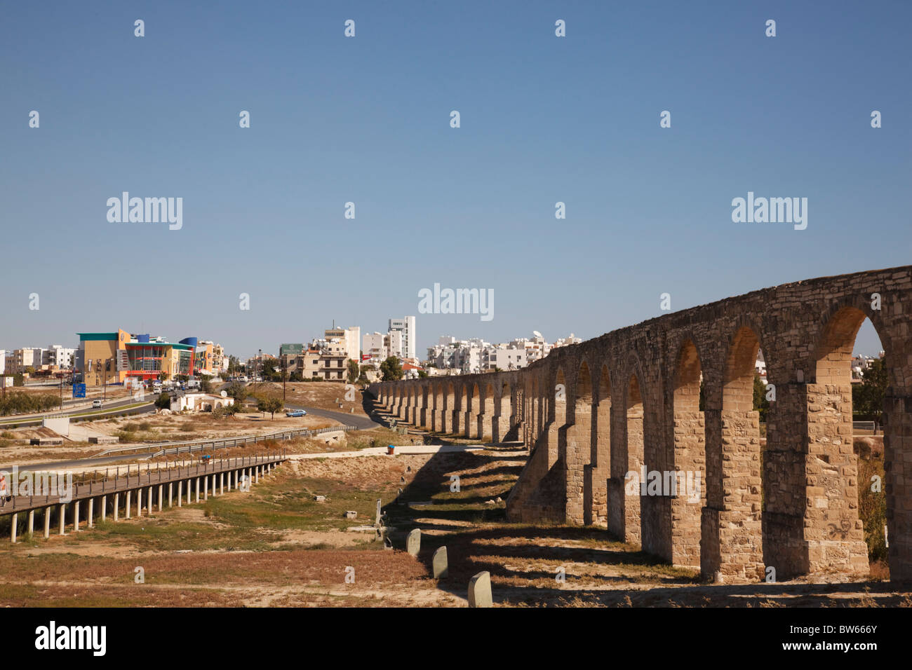 L'Aqueduc, 62164 Lanraka, Chypre. Banque D'Images