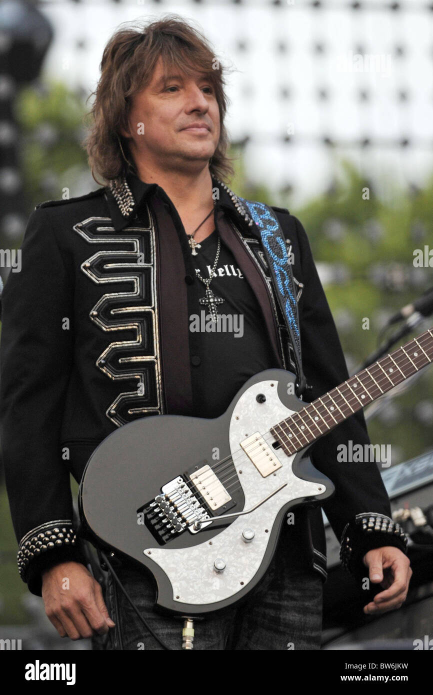 La banque d'Amérique et d'étoiles de la Ligue Majeure de Baseball avec les Concerts de Bon Jovi Banque D'Images