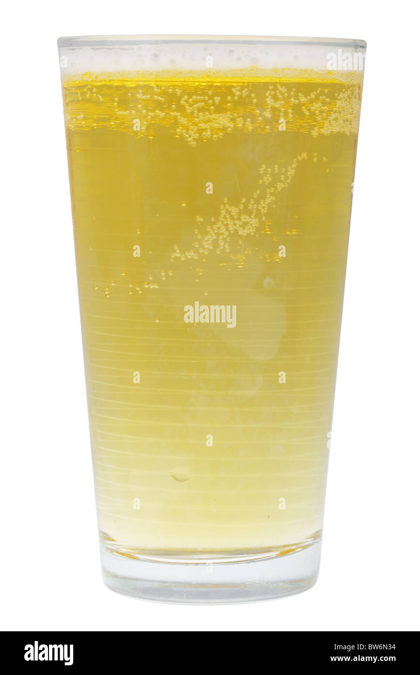 Pinte de bière blonde Shandy Banque D'Images