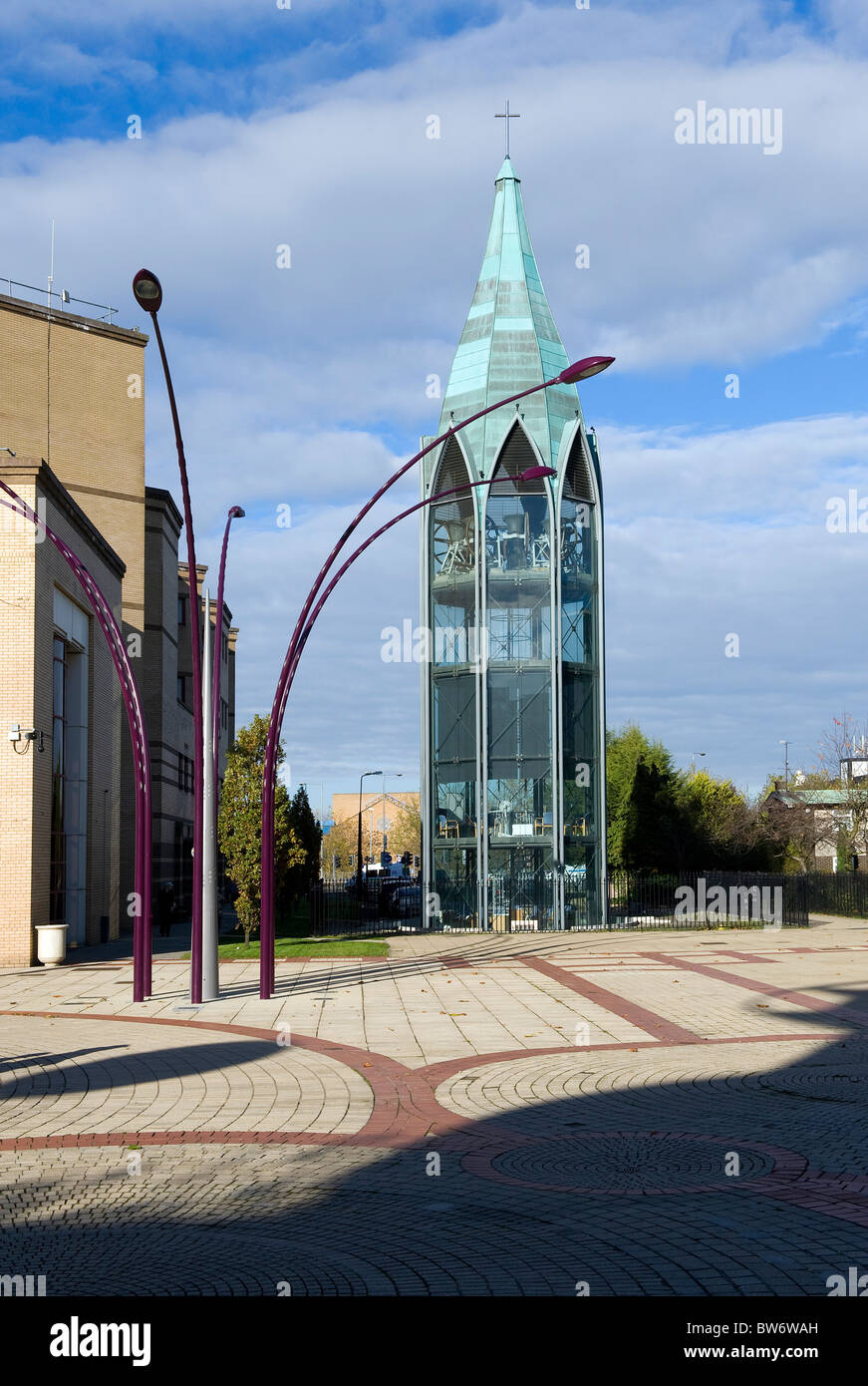 Bell Tower, Basildon, Essex, Angleterre Banque D'Images