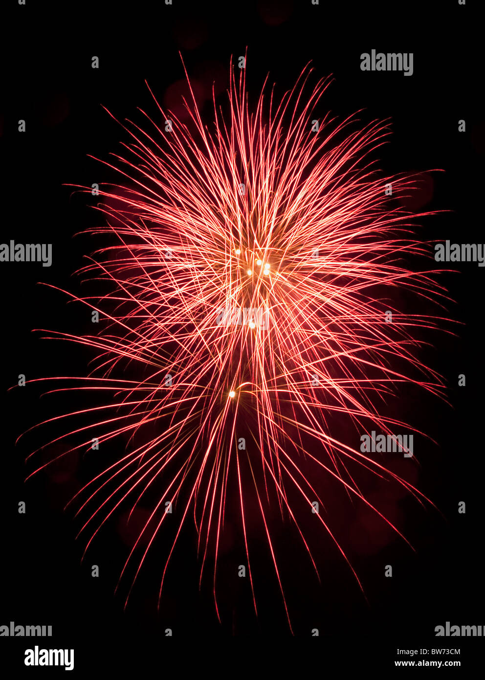 Festivals, Guy Fawkes, Fireworks, les couleurs de l'image de la pyrotechnie. Banque D'Images