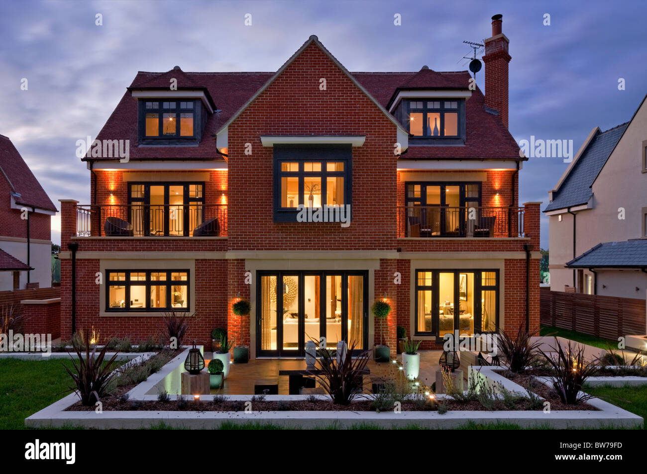 Chigwell Grange des logements de luxe dans l'Essex. Banque D'Images