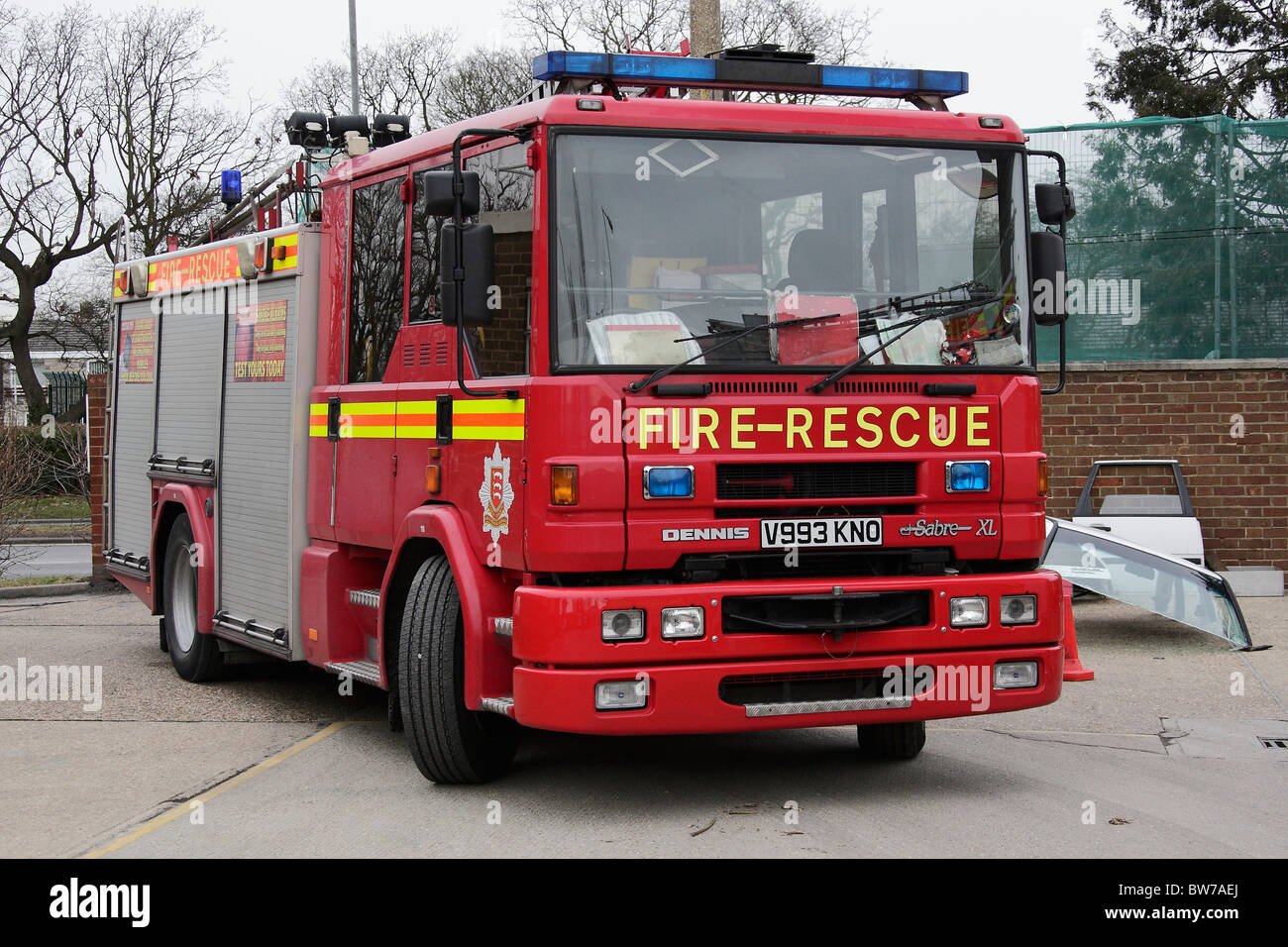 Dennis fire engine Banque D'Images