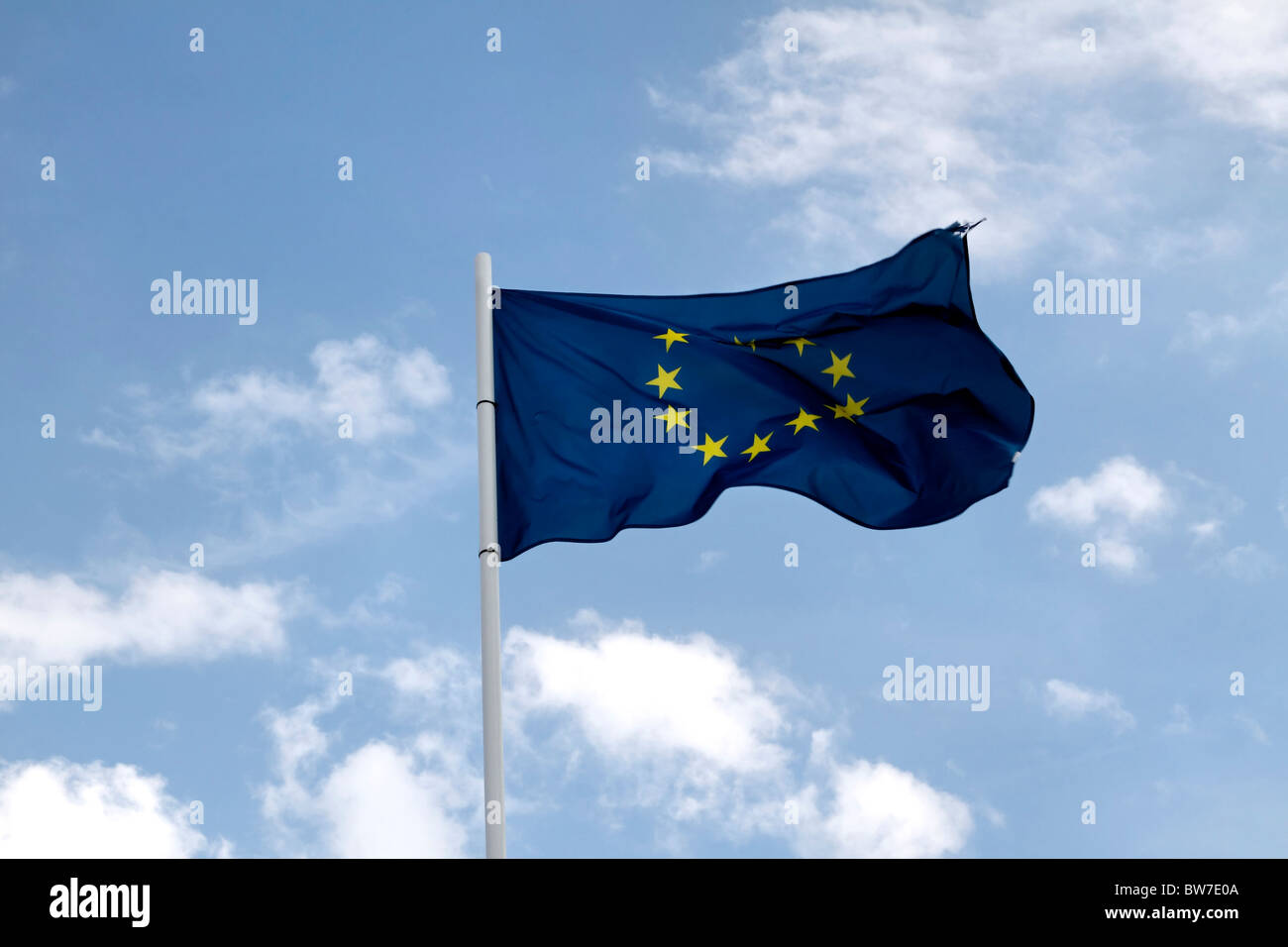 Drapeau de l'Union européenne Banque D'Images