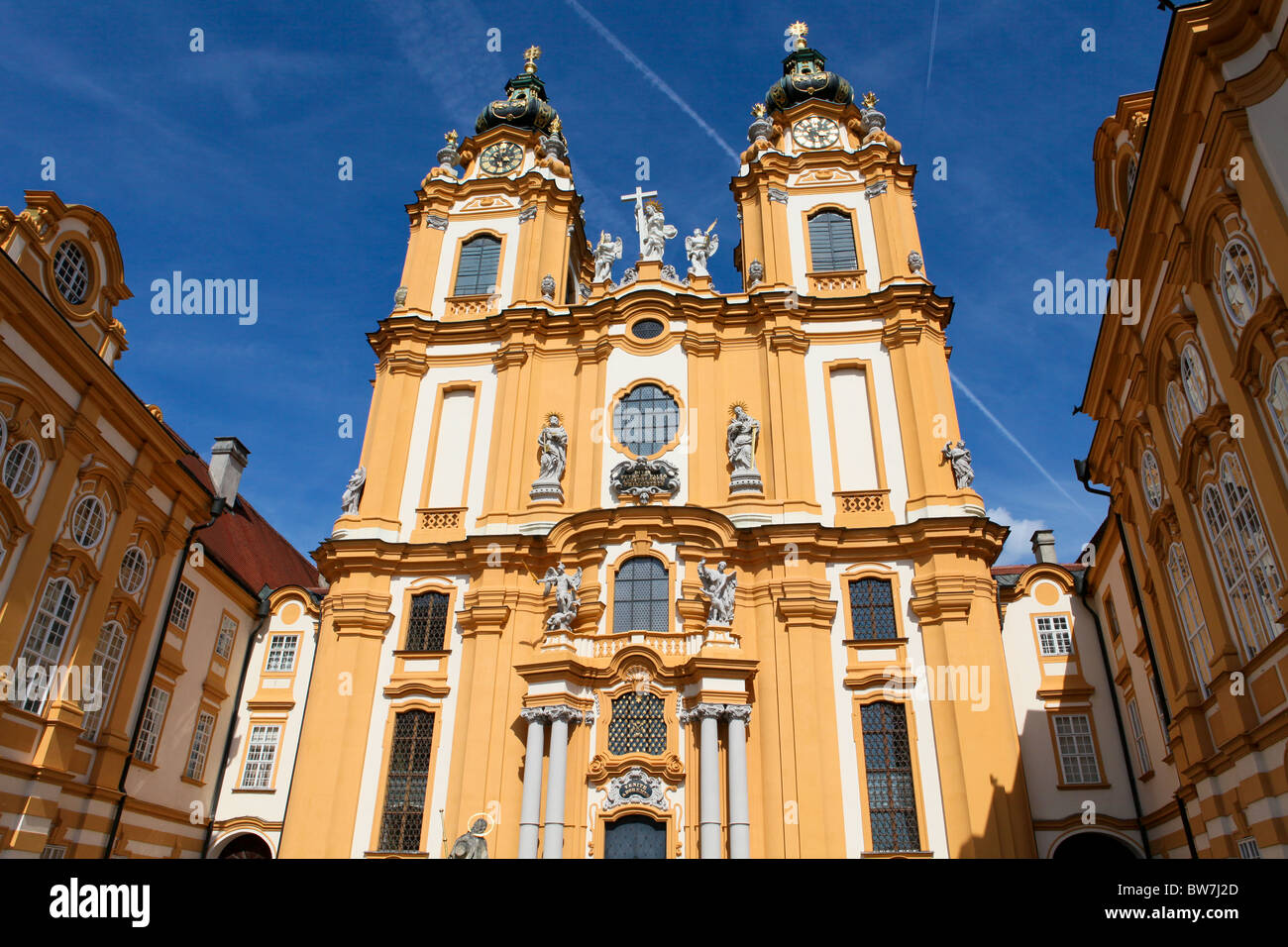 Stift Melk monastère en vallée du Danube, Autriche Banque D'Images