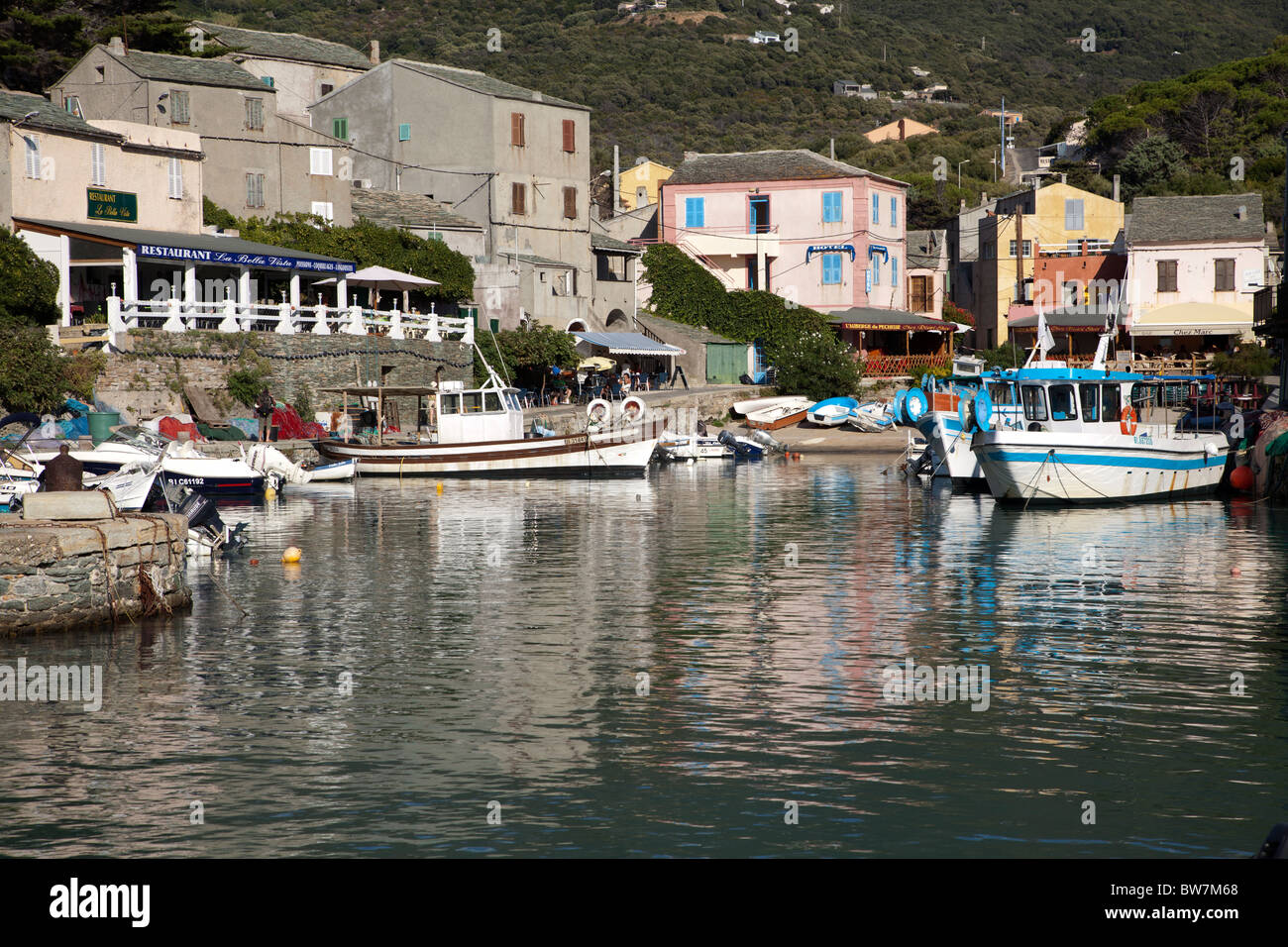 Port de Centuri Cap Corse Corse Banque D'Images