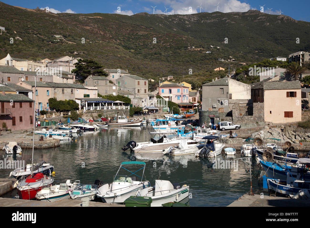 Port de Centuri Cap Corse Corse Banque D'Images