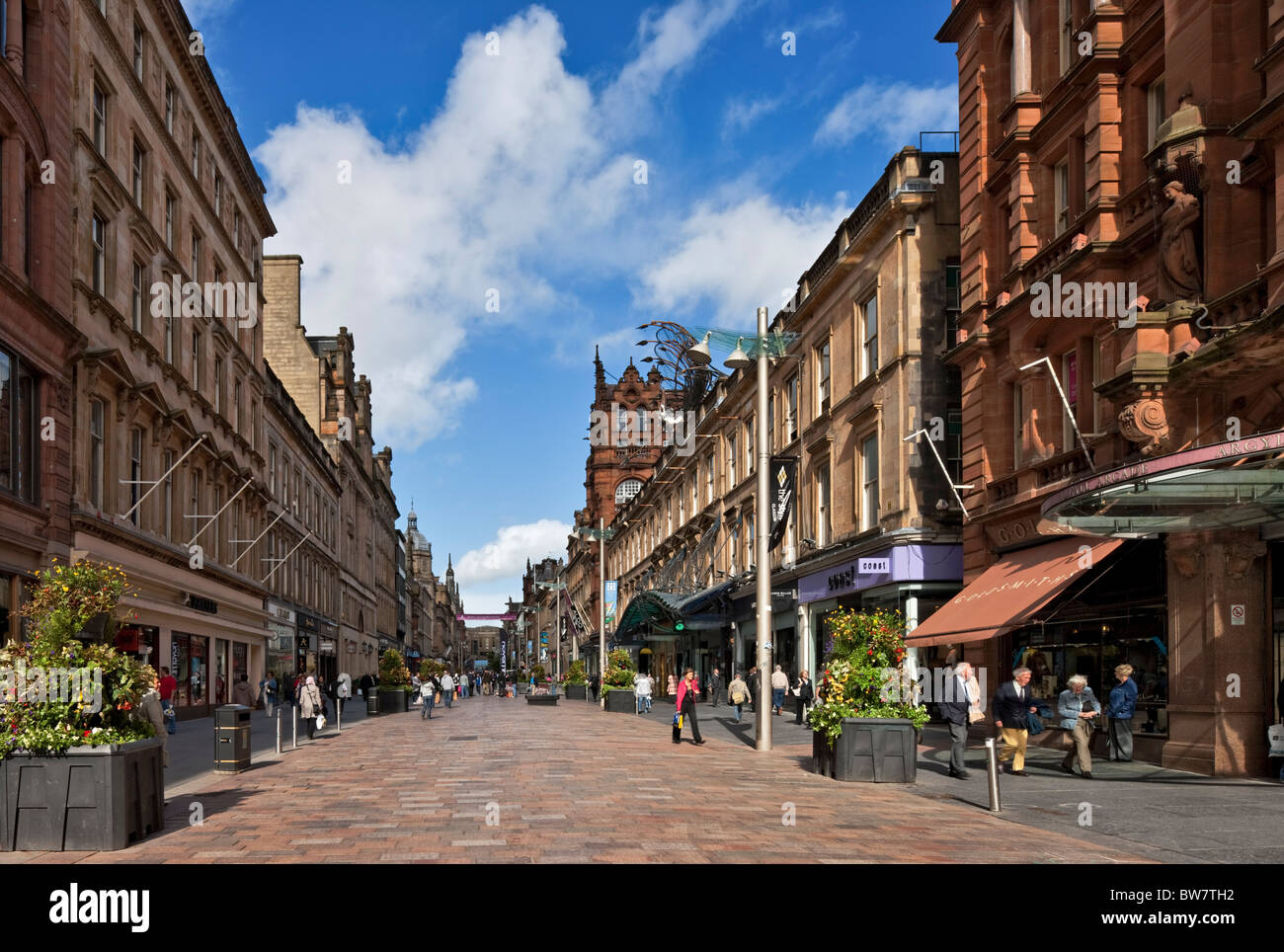 Princes Square, un style art nouveau shopping Mall à Glasgow Banque D'Images