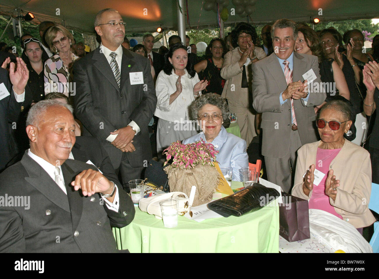 David Dinkins 80e anniversaire Banque D'Images