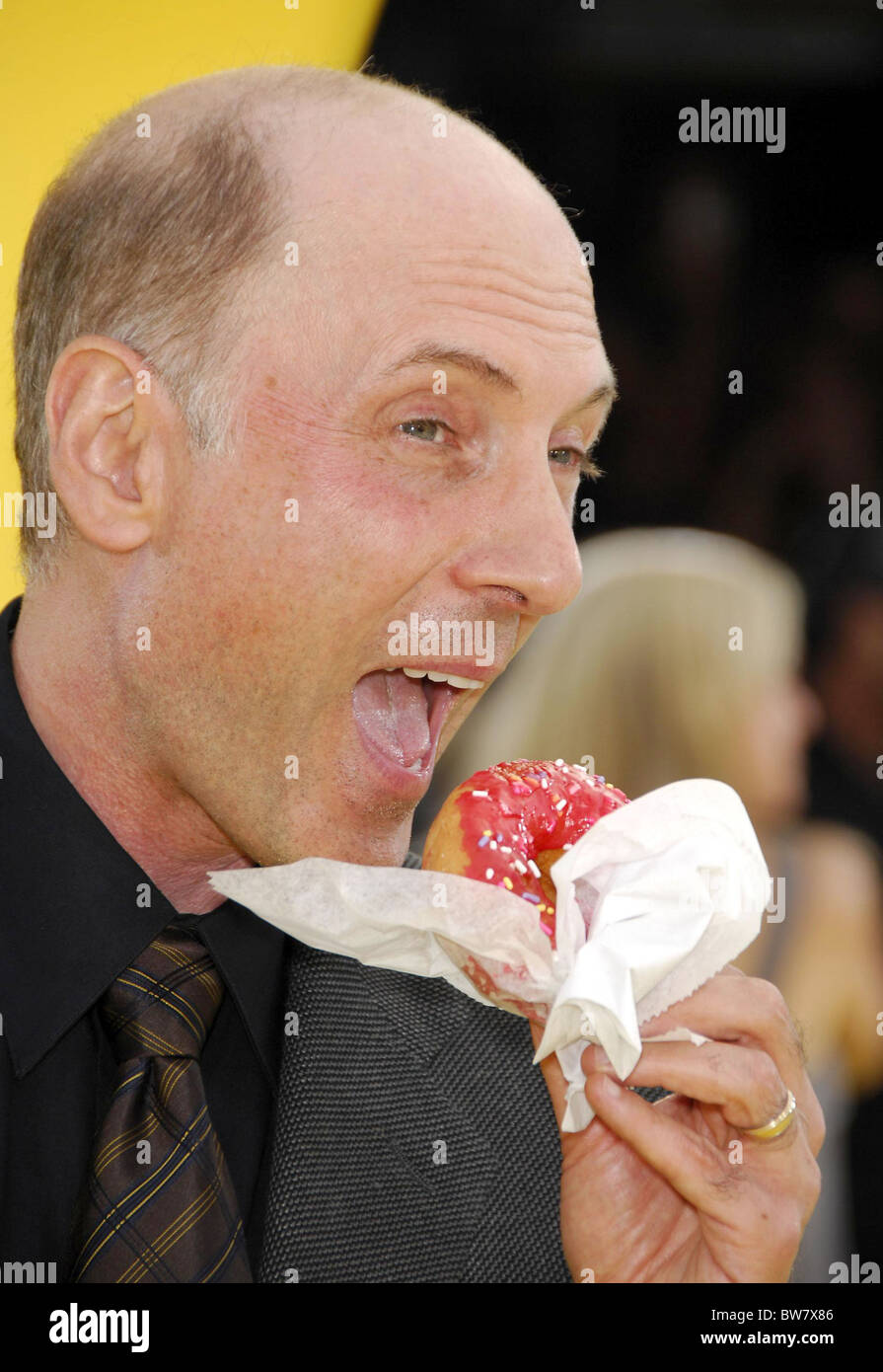 La première du film de Simpson Banque D'Images