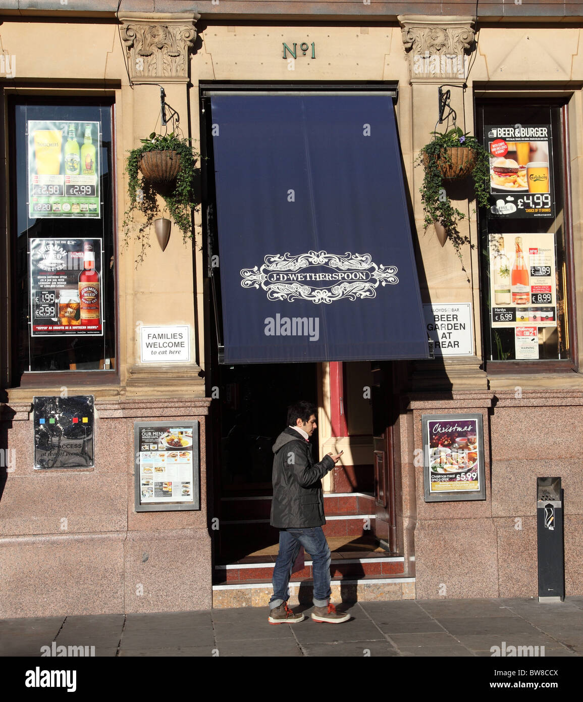 J. D. Wetherspoon un bar à Nottingham, Angleterre, Royaume-Uni Banque D'Images