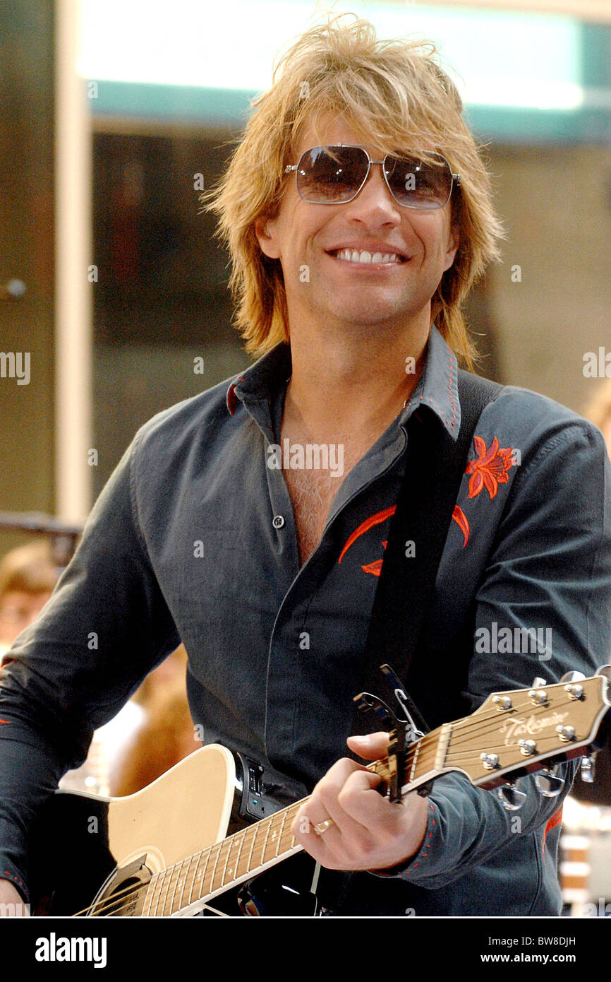 Le NBC Today Show Concert avec Bon Jovi Banque D'Images