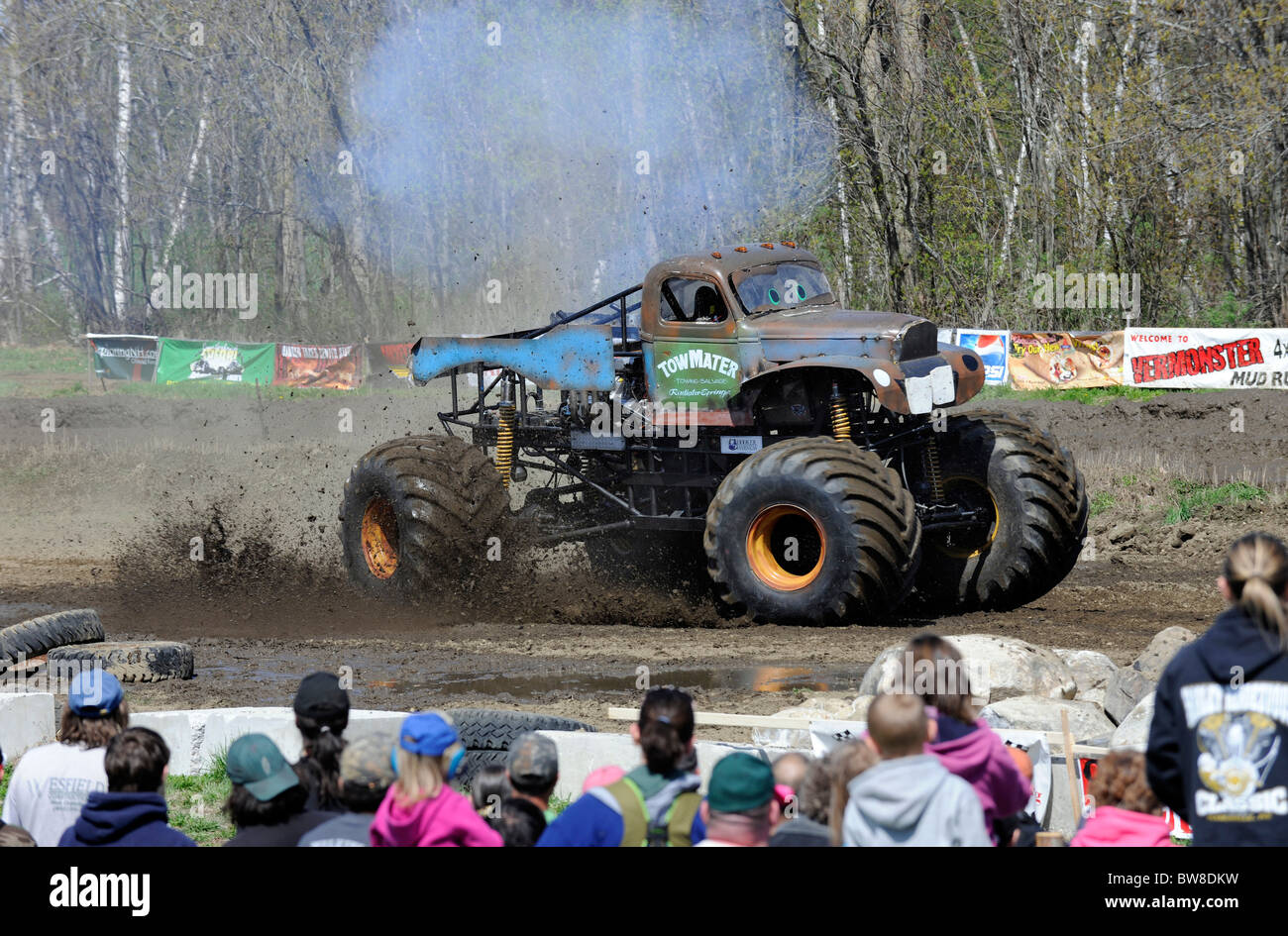 Dans Vermontster Towmater Monster Truck 4x4 Rally in Bradford West Virginia, 5/10 Banque D'Images