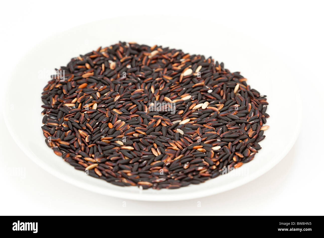 Riz Noir Banque D'Images
