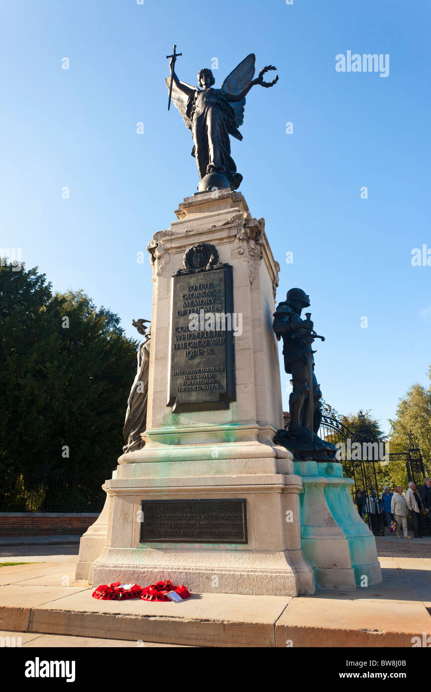War Memorial à Colchester, UK Banque D'Images