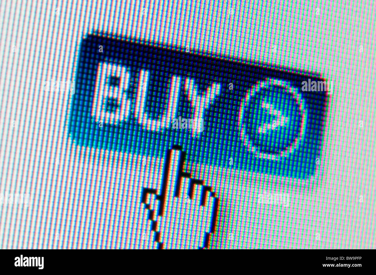 De l'écran internet shopping web site Banque D'Images