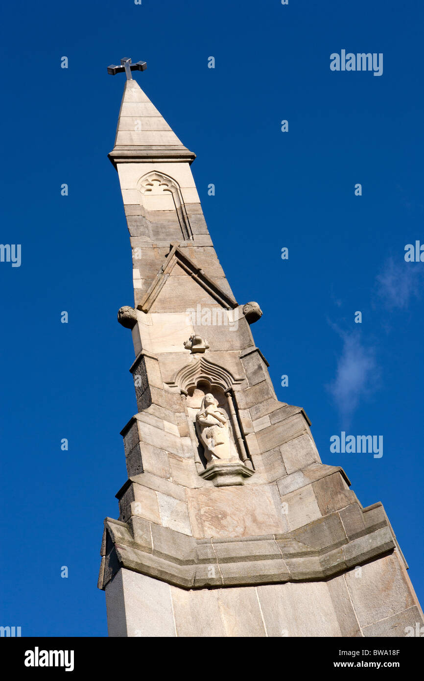 Monument du choléra, Sheffield, close-up Banque D'Images