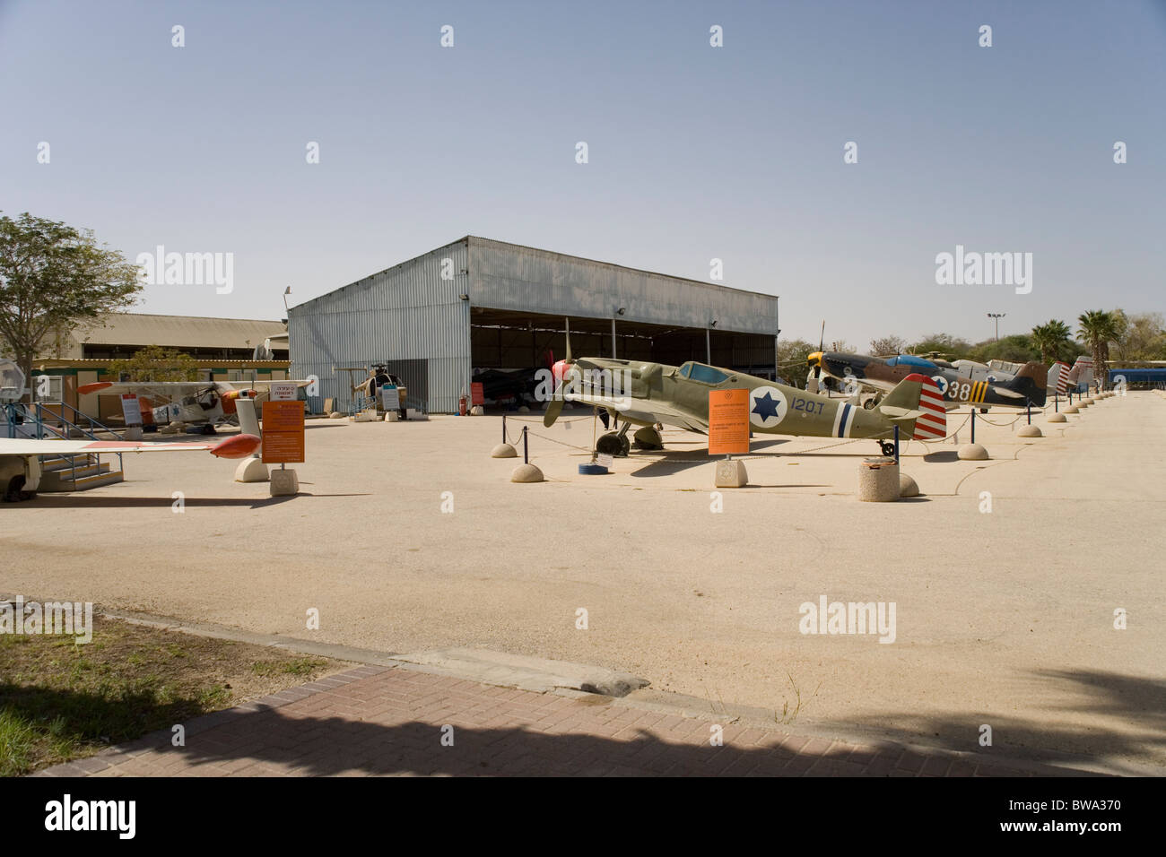 Musée de l'air israélienne à Hazerim à la périphérie de Beersheva (Beer-sheva) Israël Banque D'Images