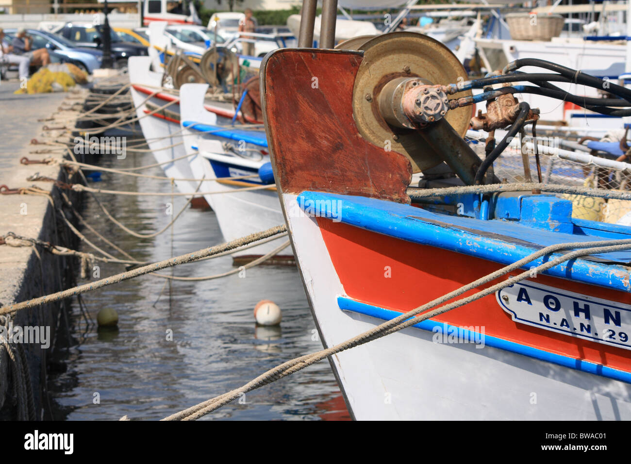 Bateaux dans un port Banque D'Images