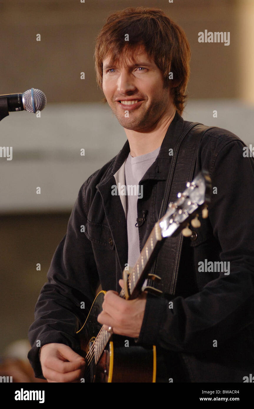 NBC Today Show Concert avec James Blunt Banque D'Images