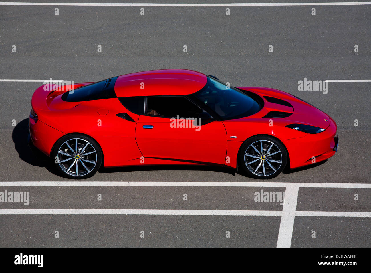 Lotus Evora s à l'Monteblanco trackday en Espagne. Organisé par Lotus Cars, UK Banque D'Images