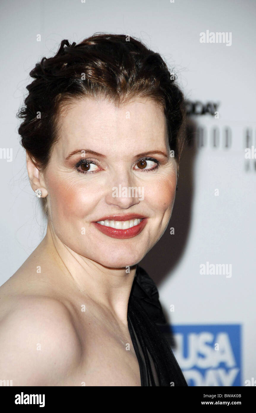 Les Etats-Unis aujourd'hui Hollywood Hero Award pour Geena Davis Banque D'Images
