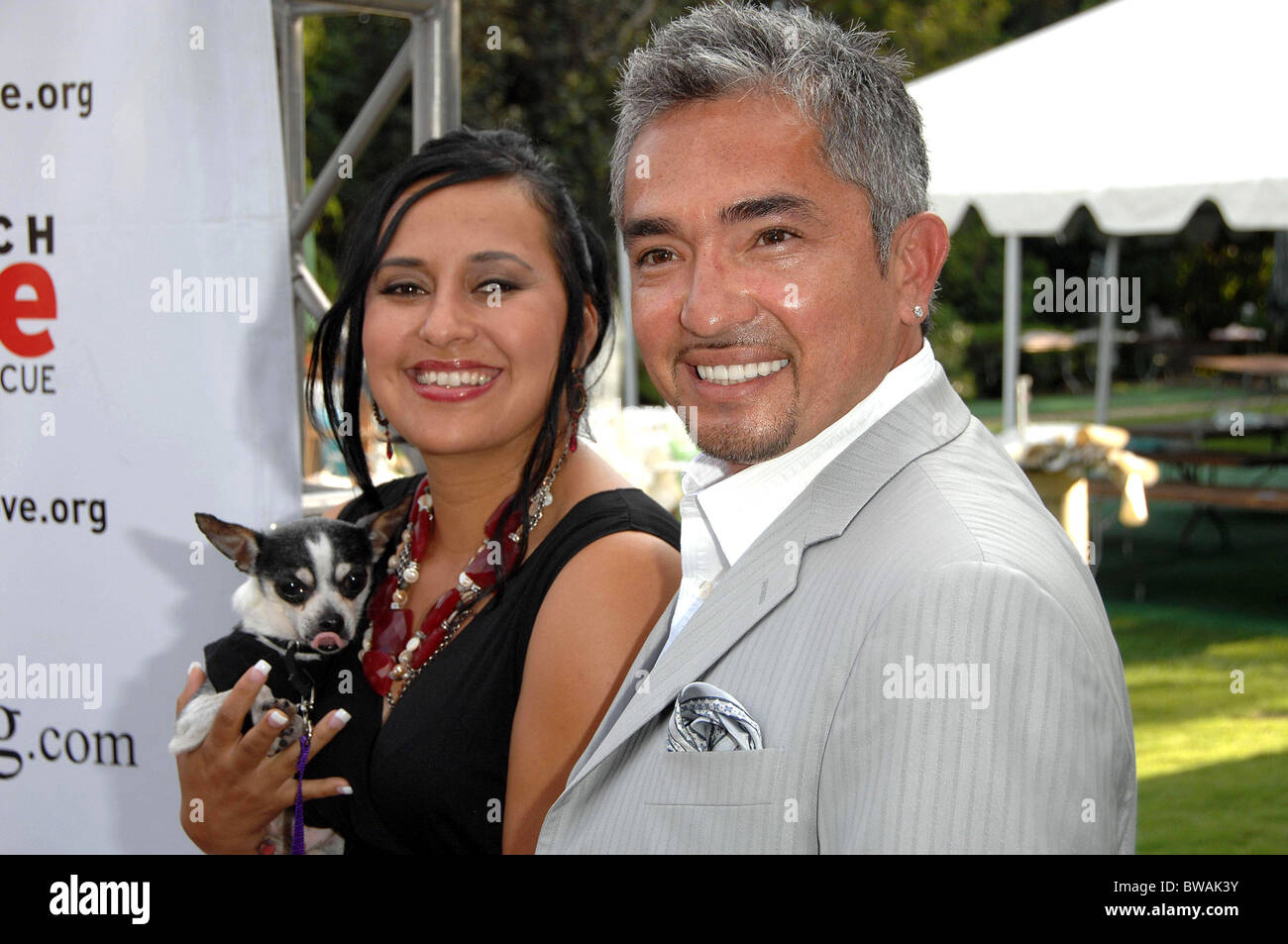 Le BOW WOW WOW Celebrity Fundraiser pour beaucoup d'amour Animal Rescue Banque D'Images