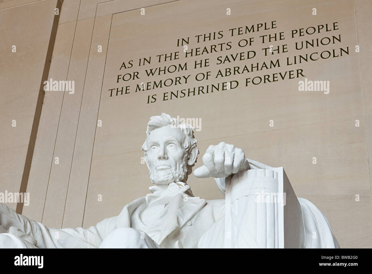Lincoln Memorial, Washington DC, USA Banque D'Images