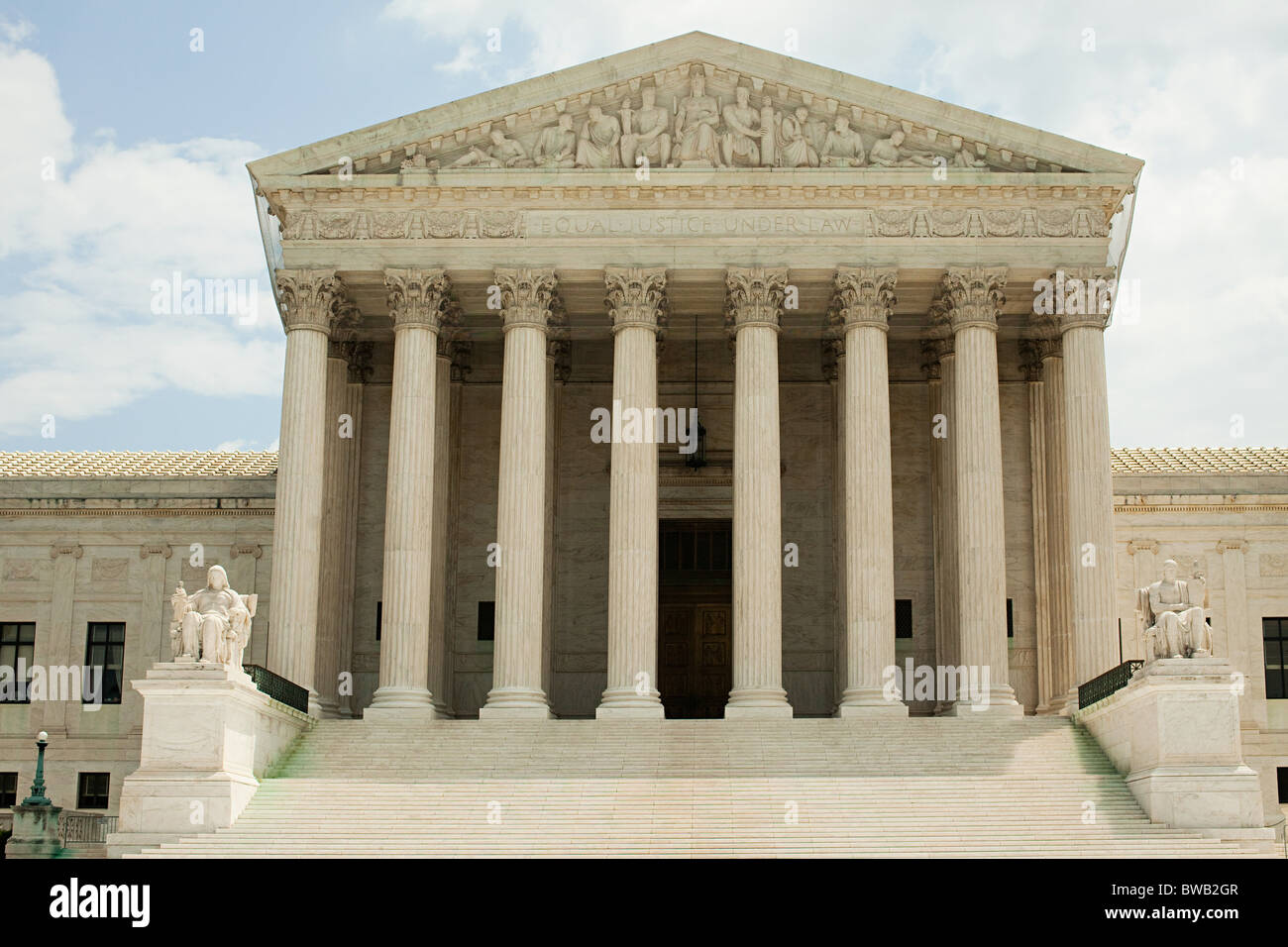 Bâtiment de la Cour suprême des États-Unis, Washington DC, USA Banque D'Images