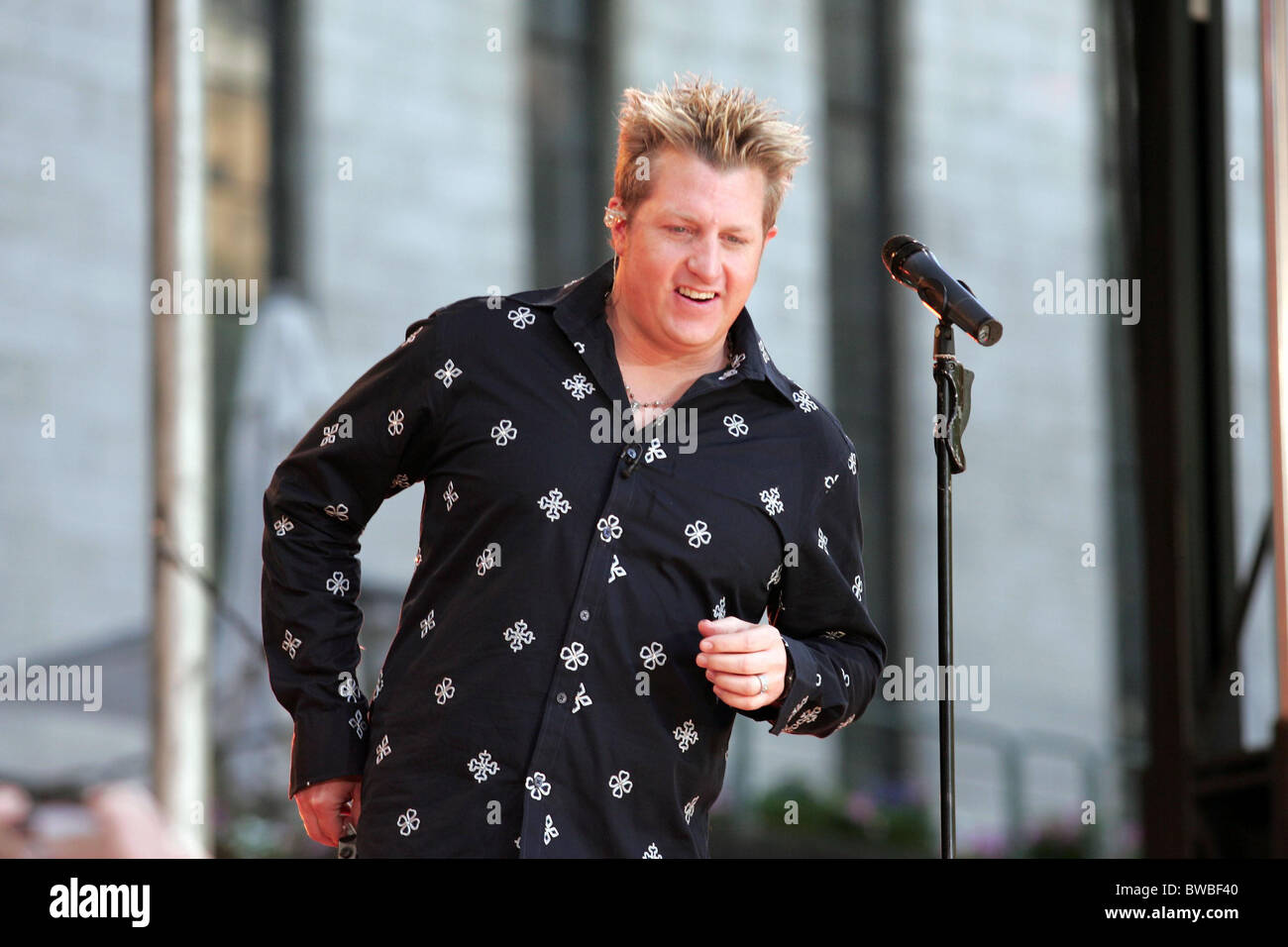 ABC Good Morning America Concert avec Rascal Flatts Banque D'Images