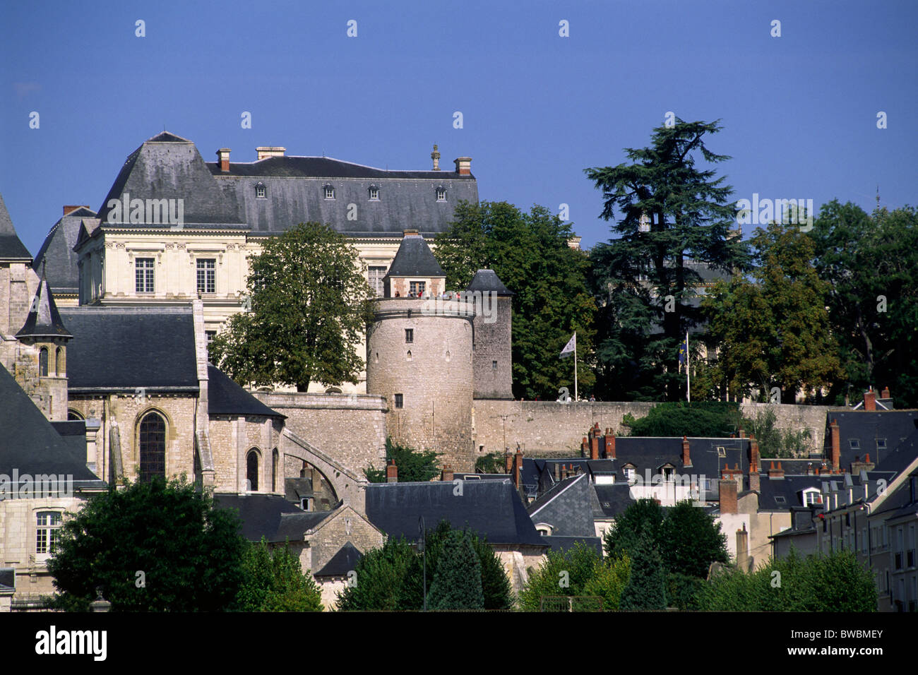 France, Vallée de la Loire, Blois, le château Banque D'Images