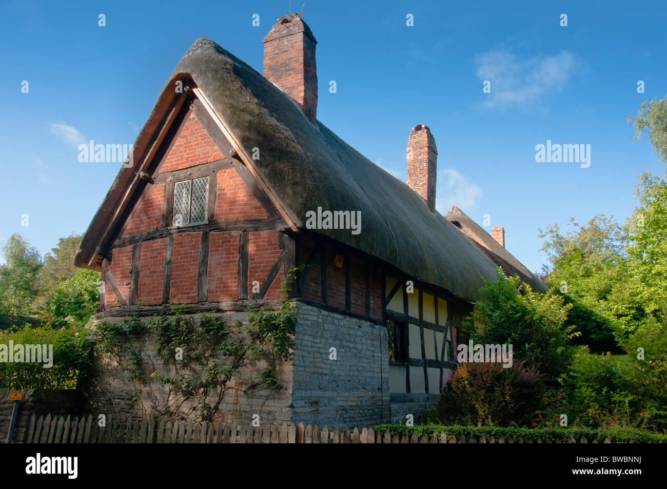 Anne Hathaway's Cottage home, épouse de William Shakespeare à Stratford upon Avon, Warwickshire. UK Banque D'Images