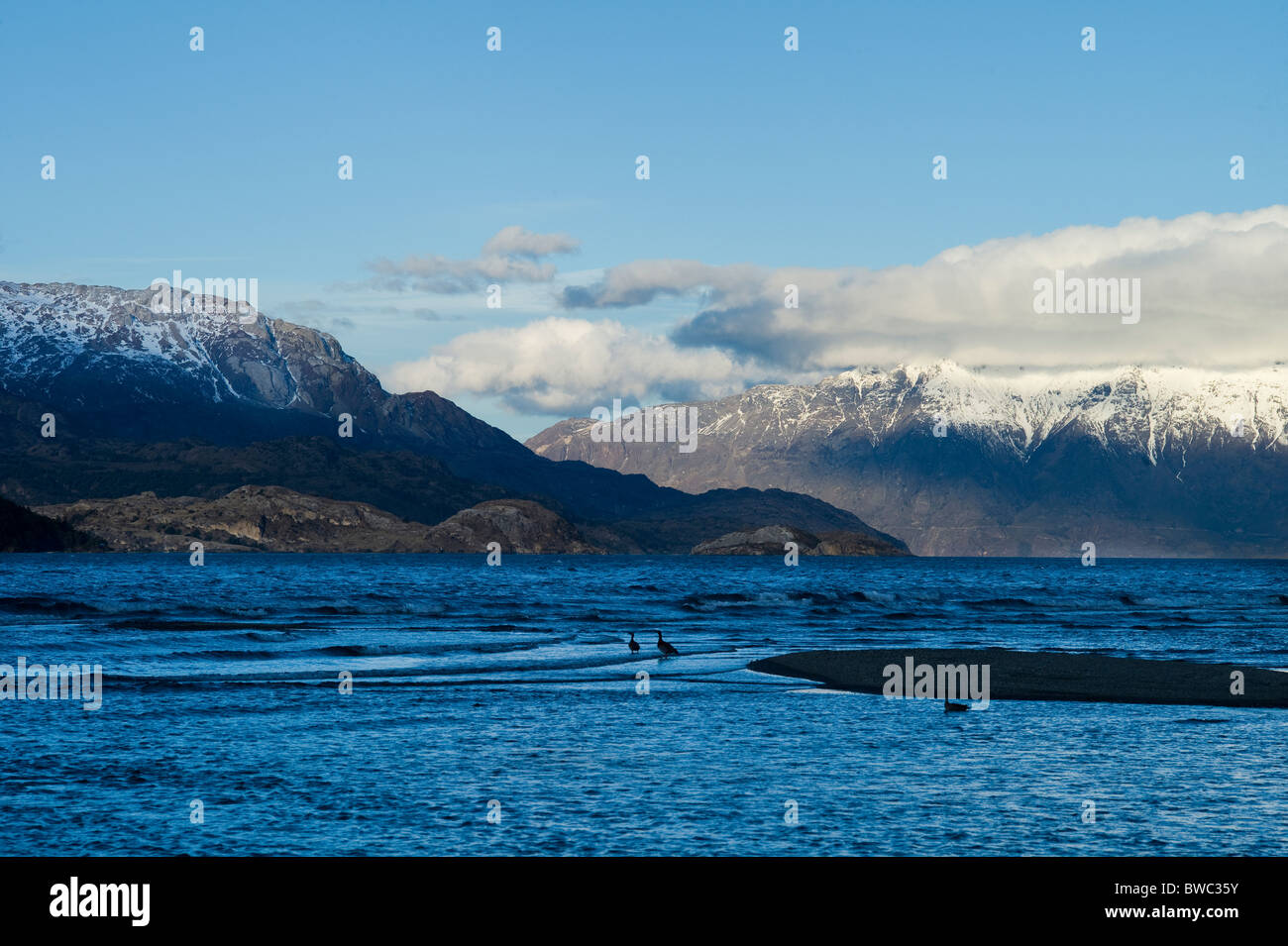 Lago General Carrera, Patagonie, Chili Banque D'Images