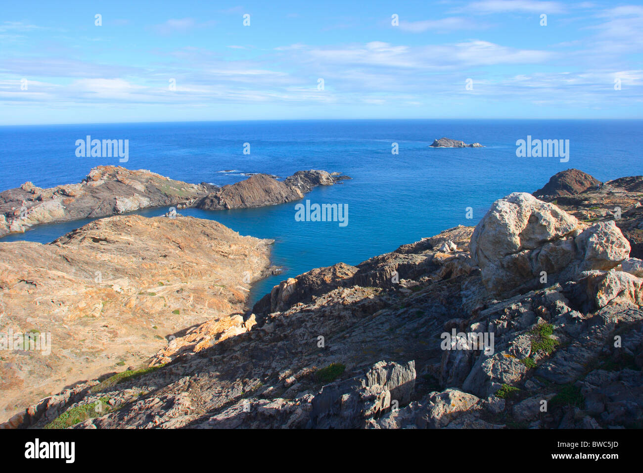 Cap de Creus. Costa Brava. La Catalogne. Espagne Banque D'Images