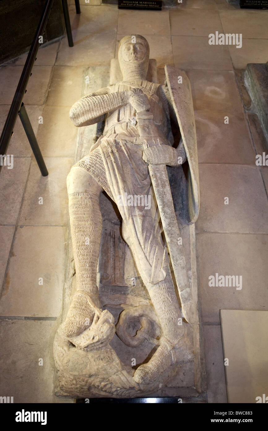Temple Church, à Londres. Banque D'Images