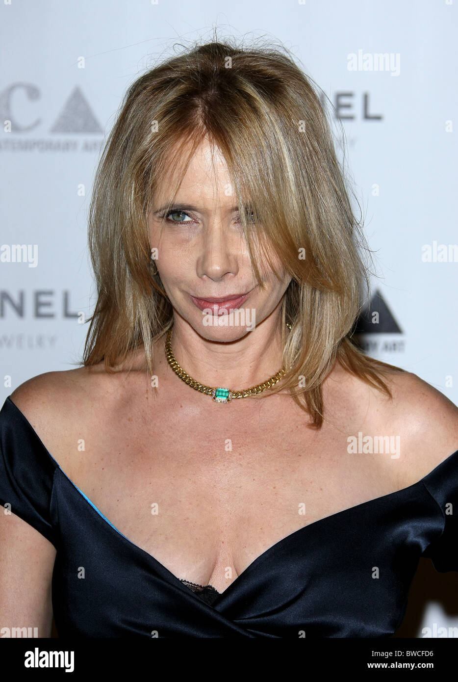 ROSANNA ARQUETTE MOCA LOS ANGELES gala-bénéfice. Présente le musée de l'ARTISTE QUI SE PRODUIT. Le CENTRE-VILLE DE LOS ANGELES CALIFORNIE U Banque D'Images
