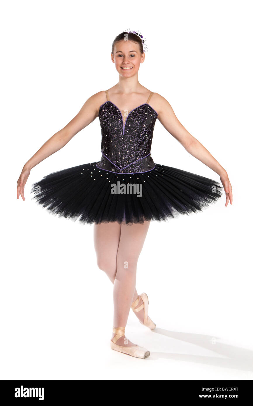 Portrait de jeune et jolie ballerine en tutu Photo Stock - Alamy