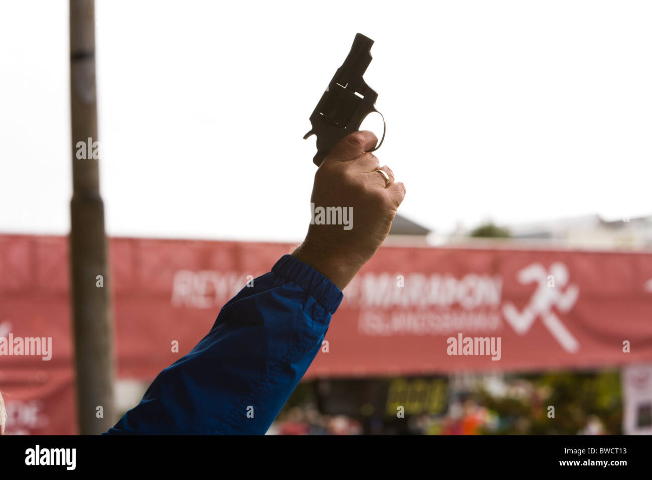 Starting pistol starters gun Banque de photographies et d’images à