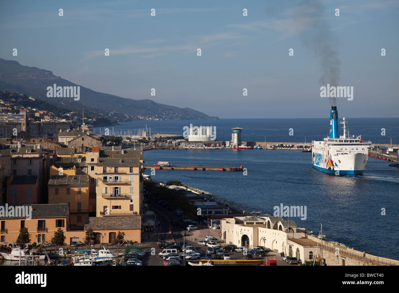 Moby Ferry à Bastia Banque D'Images